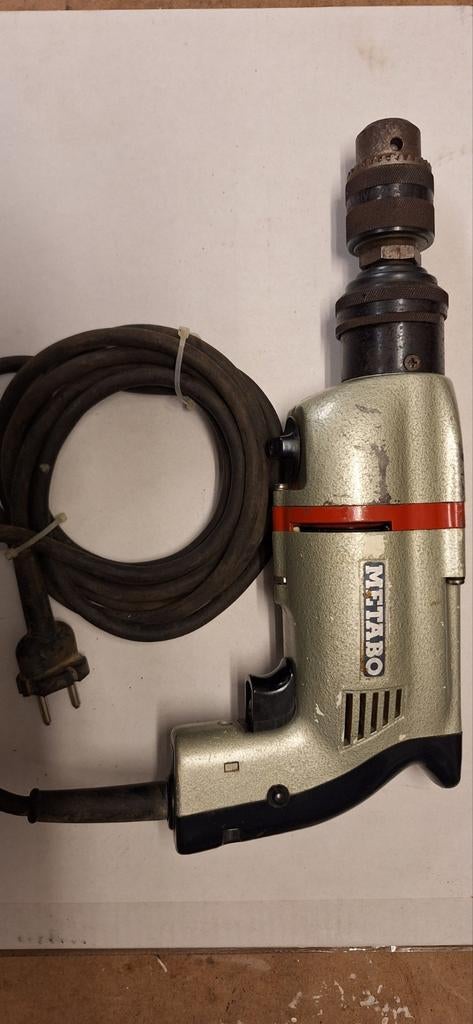 Metabo Vintage boormachine — 2 snelheden — van Duitse makeli, Ophalen, Boormachine