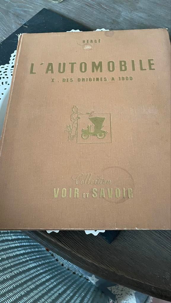 Collection voir et savoir Hergé l’automobile des origines à, Eén stripboek, Gelezen, Hergé