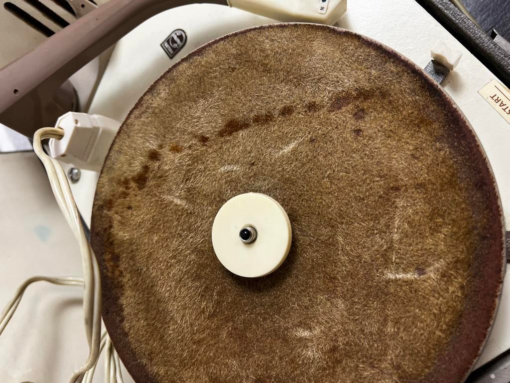 Vintage platenspeler PHILIPS  met ingebouwde versterker, Ophalen of Verzenden, Gebruikt