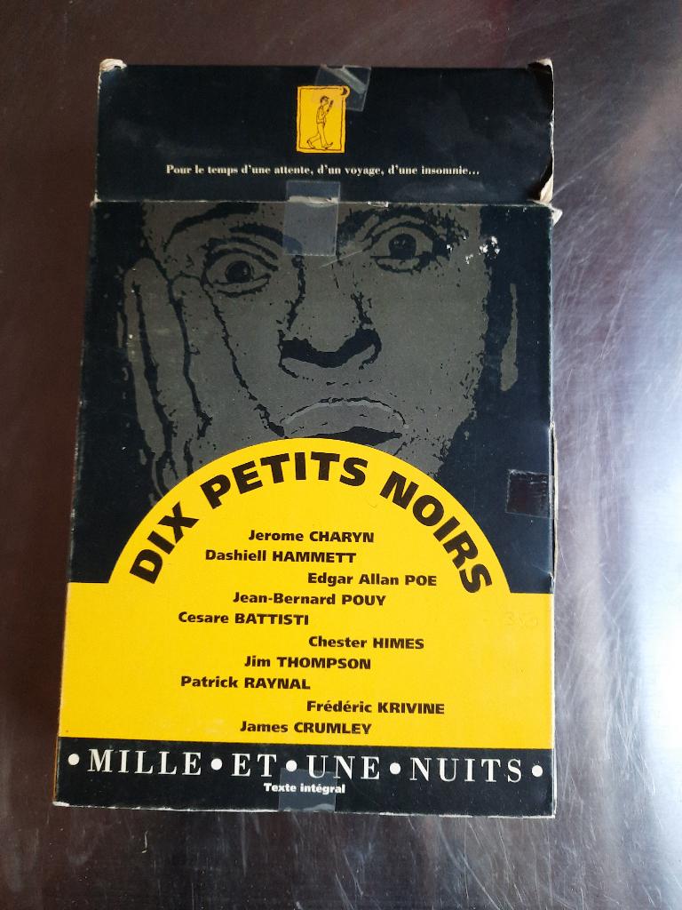 TIEN KLEINE ZWARTEN/DOOSJES, SET VAN 10 ZWARTE ROMANS..., Boeken, Detectives, Zo goed als nieuw, Verzenden