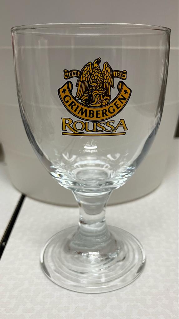 Grimbergen Roussa glas 33cl, Verzamelen, Ophalen of Verzenden, Nieuw, Bierglas