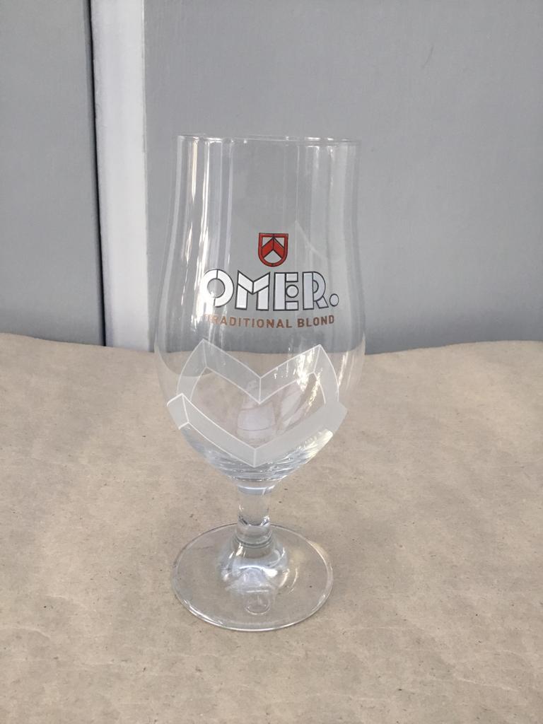 Glas Omer 33cl nieuw, Ophalen of Verzenden, Nieuw, Glas of Glazen, Overige merken