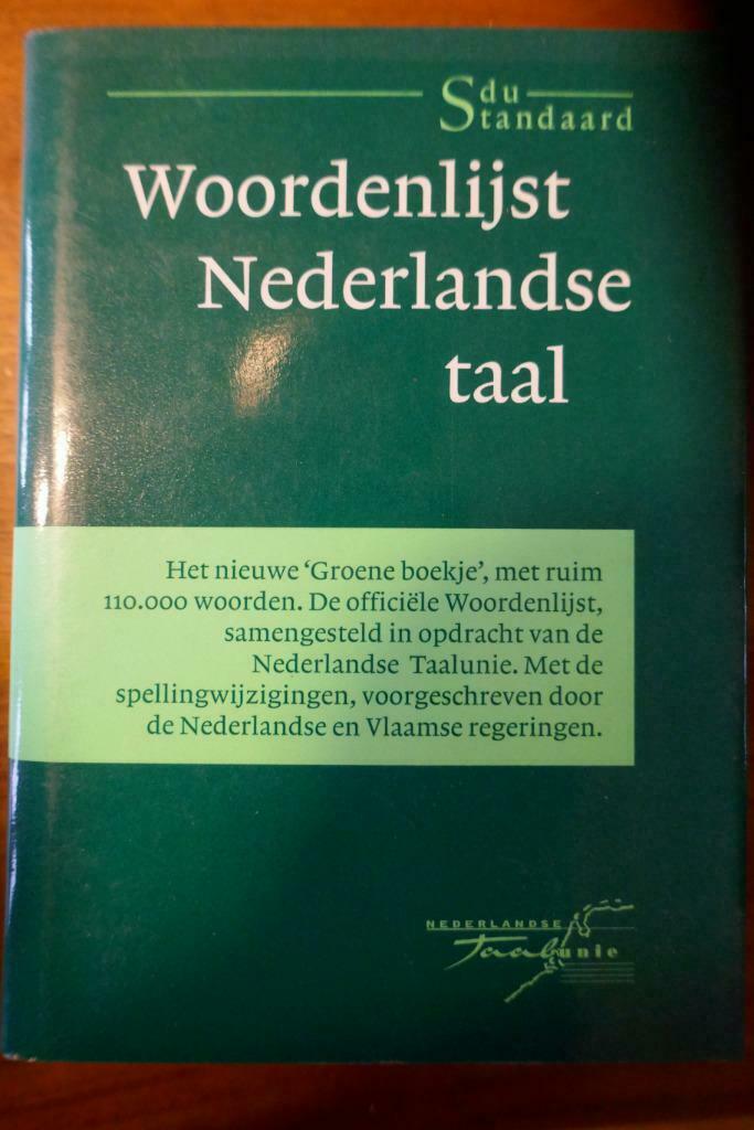 Woordenlijst Nederlandse taal (Groene boekje), Verzenden, Zo goed als nieuw, Overige uitgevers, Nederlands