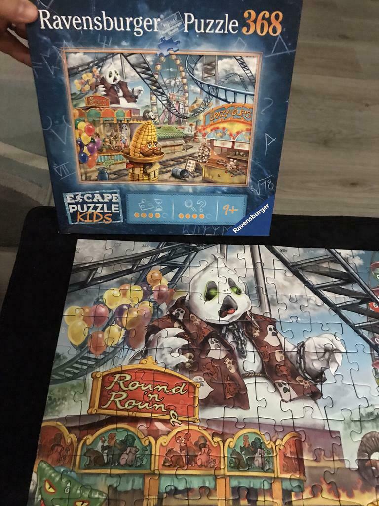 Te koop Puzzle Escape kids, Ophalen of Verzenden, Minder dan 500 stukjes, Zo goed als nieuw, Legpuzzel