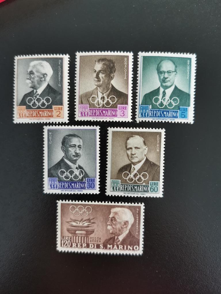 San Marino 1959 - sport- Internationaal Olympisch Comité, Postzegels en Munten, Ophalen of Verzenden, Postfris
