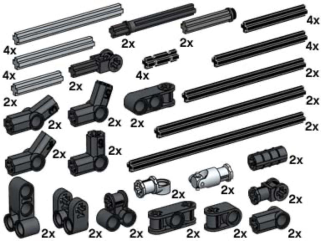 Lego 10074 Technic Cross Axles (2003) Sealed bag - rare MISB, Enlèvement ou Envoi, Comme neuf, Ensemble complet, Lego