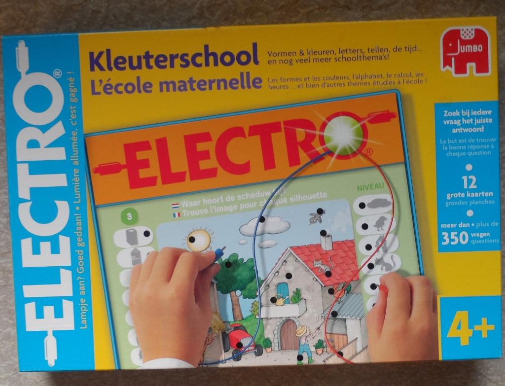 Jumbo electro kleuterschool, Ophalen, Zo goed als nieuw, Puzzelen, Met licht