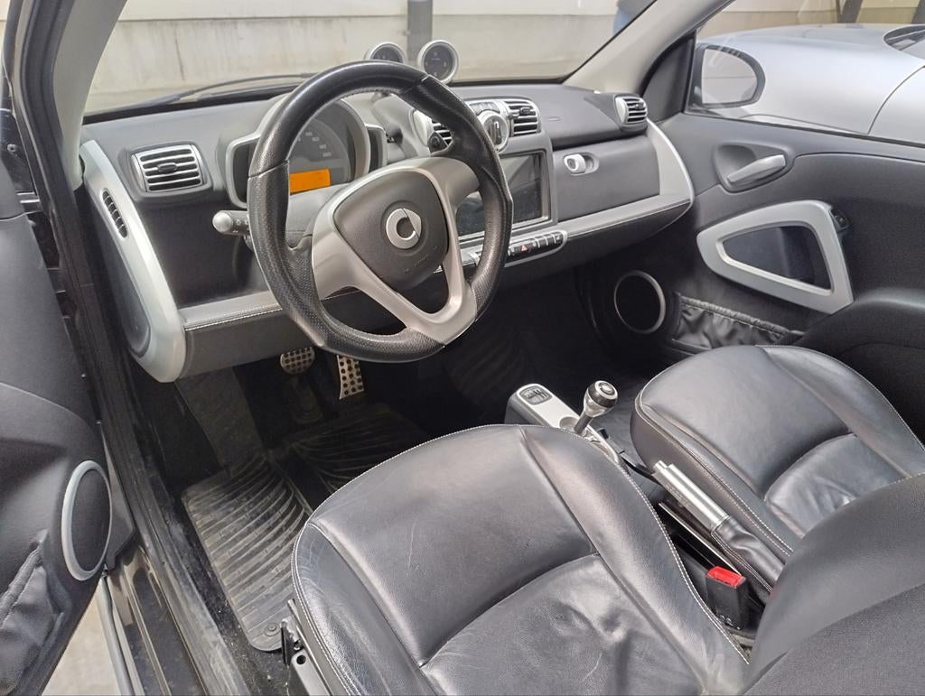 SMART BRABUS CABRIO 2009, Auto's, Automaat, Achterwielaandrijving, Zwart, 124 g/km