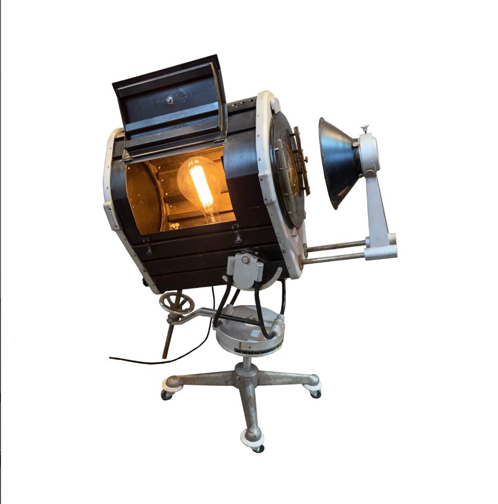 Vintage Groot Theater Spot light Industrieel 1969 DDR, Antiquités & Art, Enlèvement