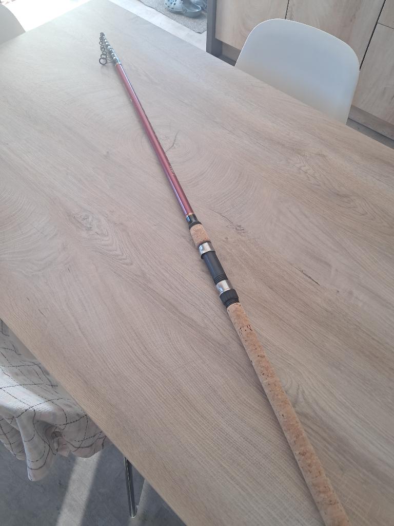 Canne à l'anglaise télescopique, Ophalen, Zo goed als nieuw, Complete hengel