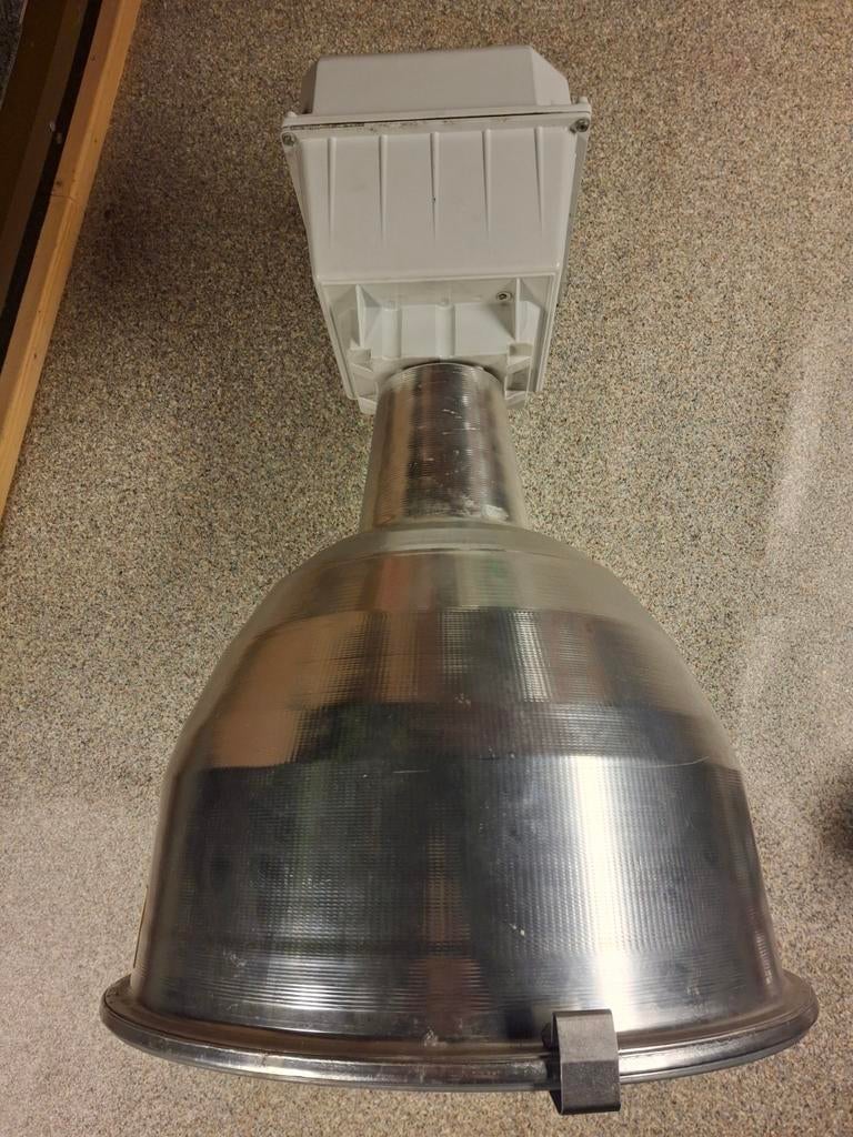 Industriële lamp, Ophalen, Gebruikt, Metaal of Aluminium, Plafondspot of Wandspot