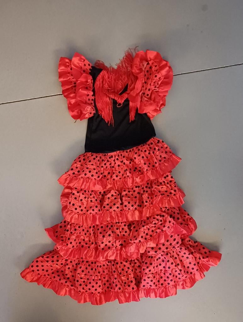 Véritable robe de flamenco espagnole taille 10 et taille 12, Enlèvement ou Envoi