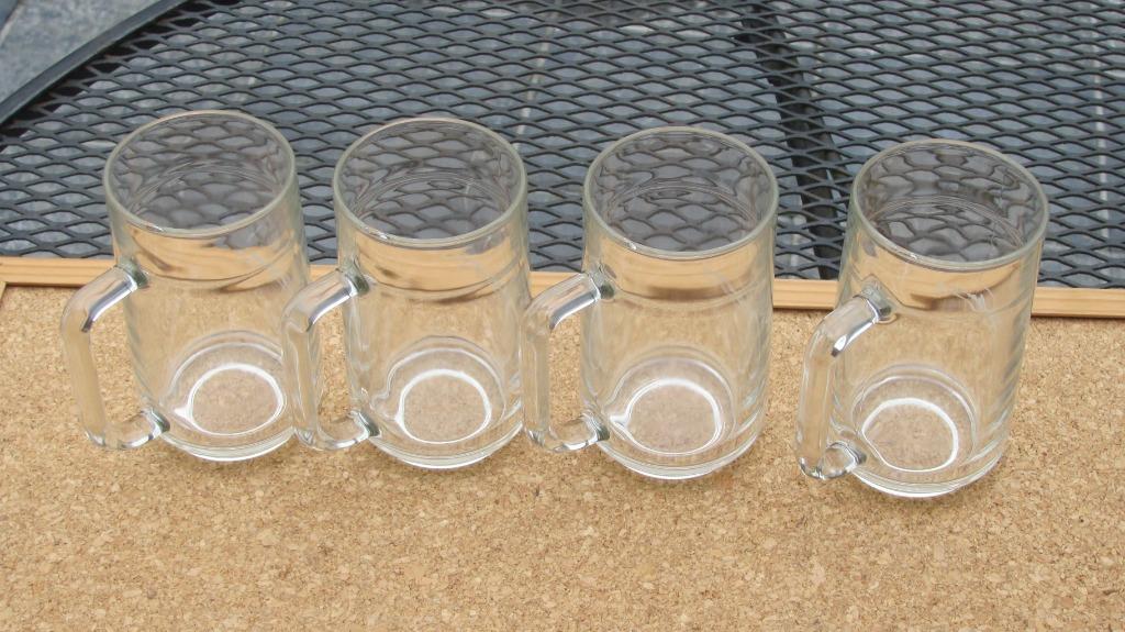 Wielemans  bierglazen  - 8 stuks -, Verzamelen, Glas en Drinkglazen, Ophalen, Zo goed als nieuw, Bierglas