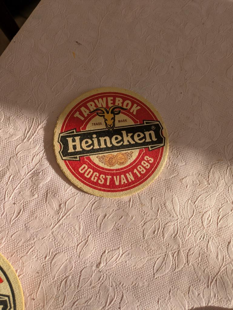 Heineken, Verzamelen, Biermerken, Ophalen of Verzenden, Zo goed als nieuw, Viltje(s), Heineken
