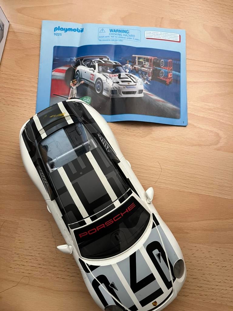 Porsche playmobile met toebehoren, Enlèvement, Comme neuf
