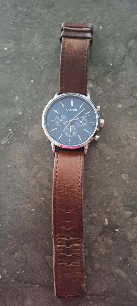 Herenhorloge Oozoo, Montre-bracelet, Autres marques, Enlèvement ou Envoi, Cuir