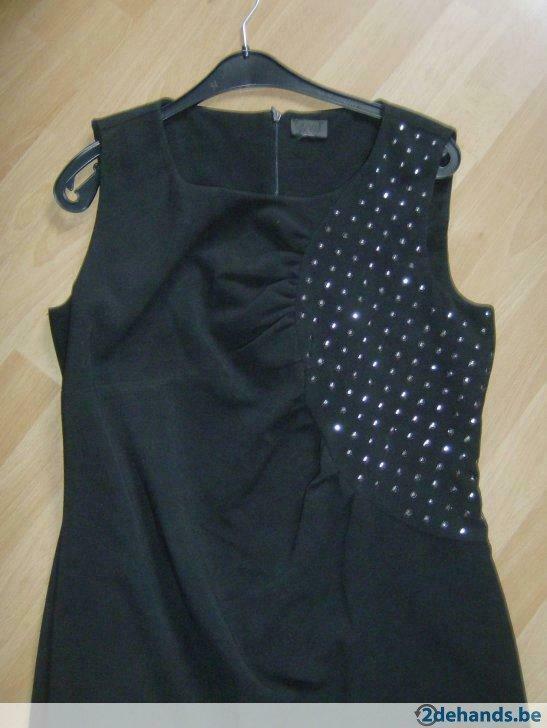 jurk zwart merk giovanne san martino - maat 40, Kleding | Dames, Ophalen of Verzenden, Gedragen, Maat 38/40 (M), Zwart
