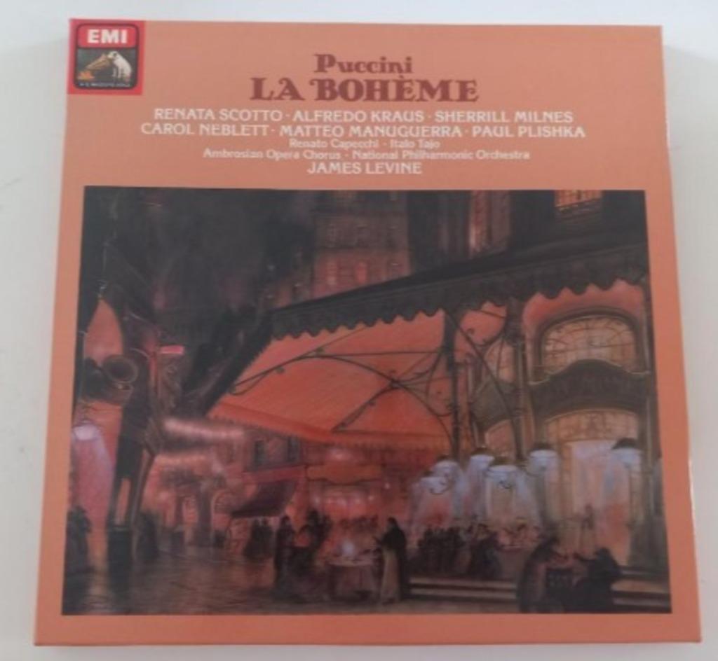 Vinyl 2LP Box Puccini La Bohème Klassiek Opera, Ophalen of Verzenden, 12 inch, Opera of Operette