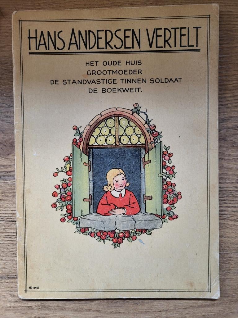Oud sprookjesboek - Hans Andersen vertelt - M.C. Van Oven, Ophalen of Verzenden, Gelezen