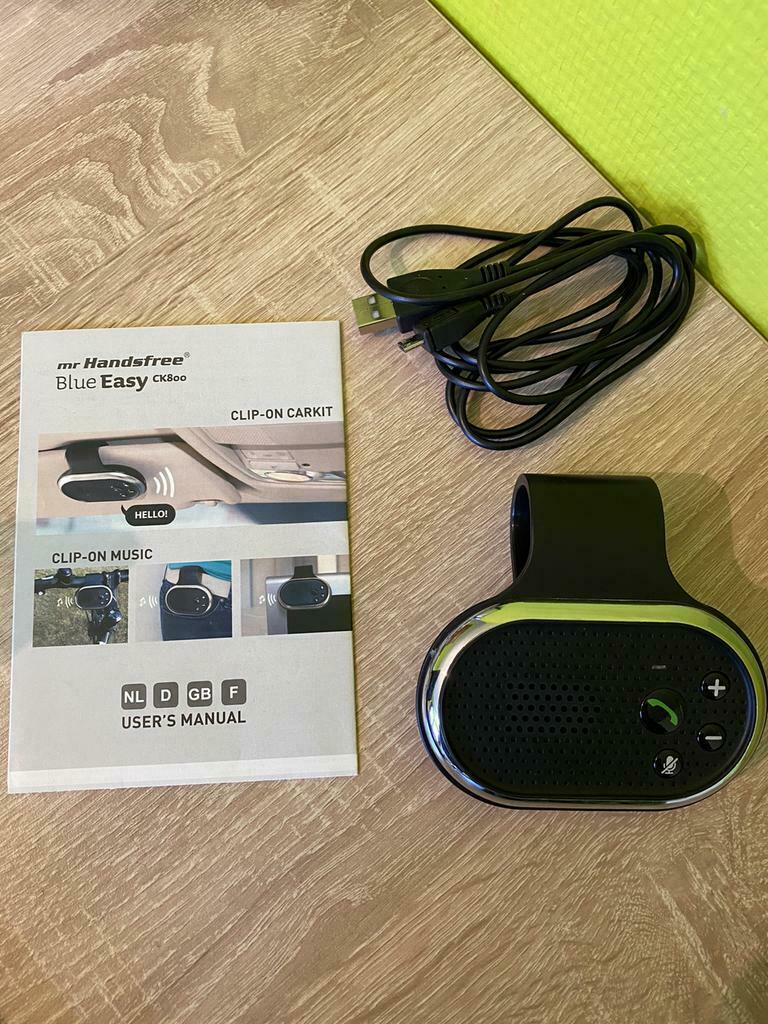 Mr. Handsfree Blue Easy CK800 clip-on carkit, Ophalen, Nieuw