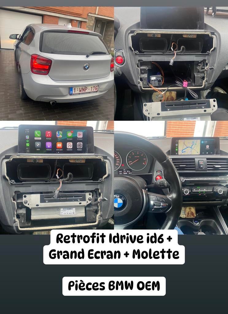 BMW Retrofit NBT Evo + scherm + Apple Carplay OEM