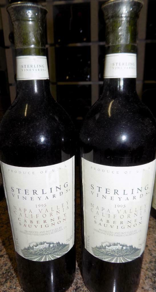 STERLING VINEYARDS NAPPA VALLEY CALIFORNIA 1995, Verzamelen, Wijnen, Ophalen, Nieuw, Rode wijn, Noord-Amerika