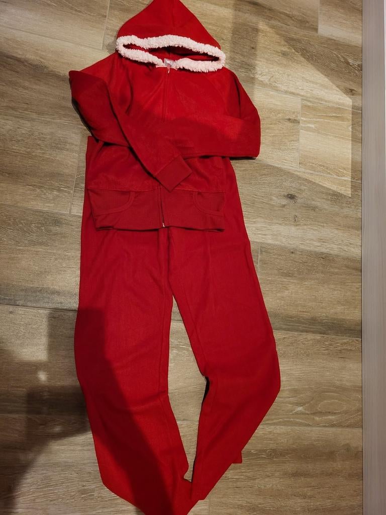 Kerstpak/homewaer fleece unisex maat S, Ophalen, Zo goed als nieuw, Maat 36 (S)