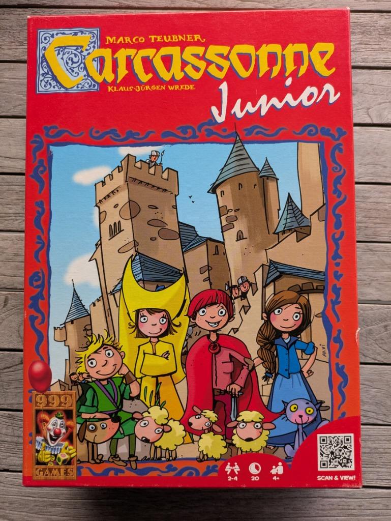 Carcasonne Junior gezelschapsspel, Trois ou quatre joueurs, Enlèvement ou Envoi, Comme neuf, 999 Games