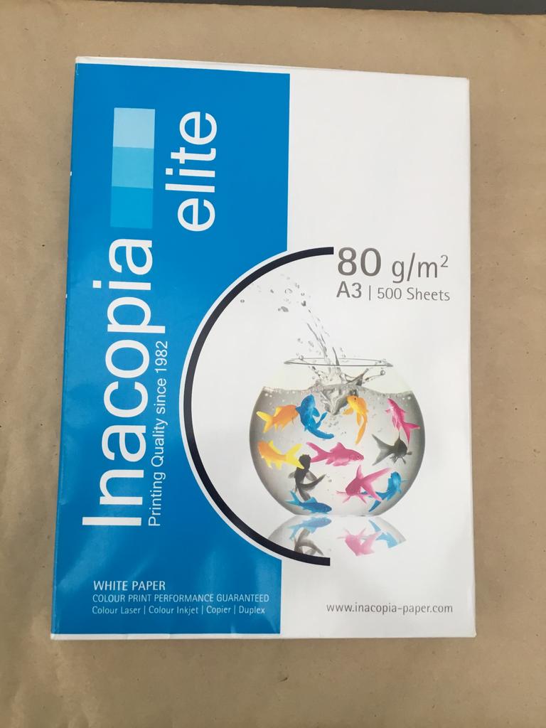 Pakket A3 papier wit Inacopia Elite nieuw, Diversen, Papierwaren, Ophalen of Verzenden, Nieuw