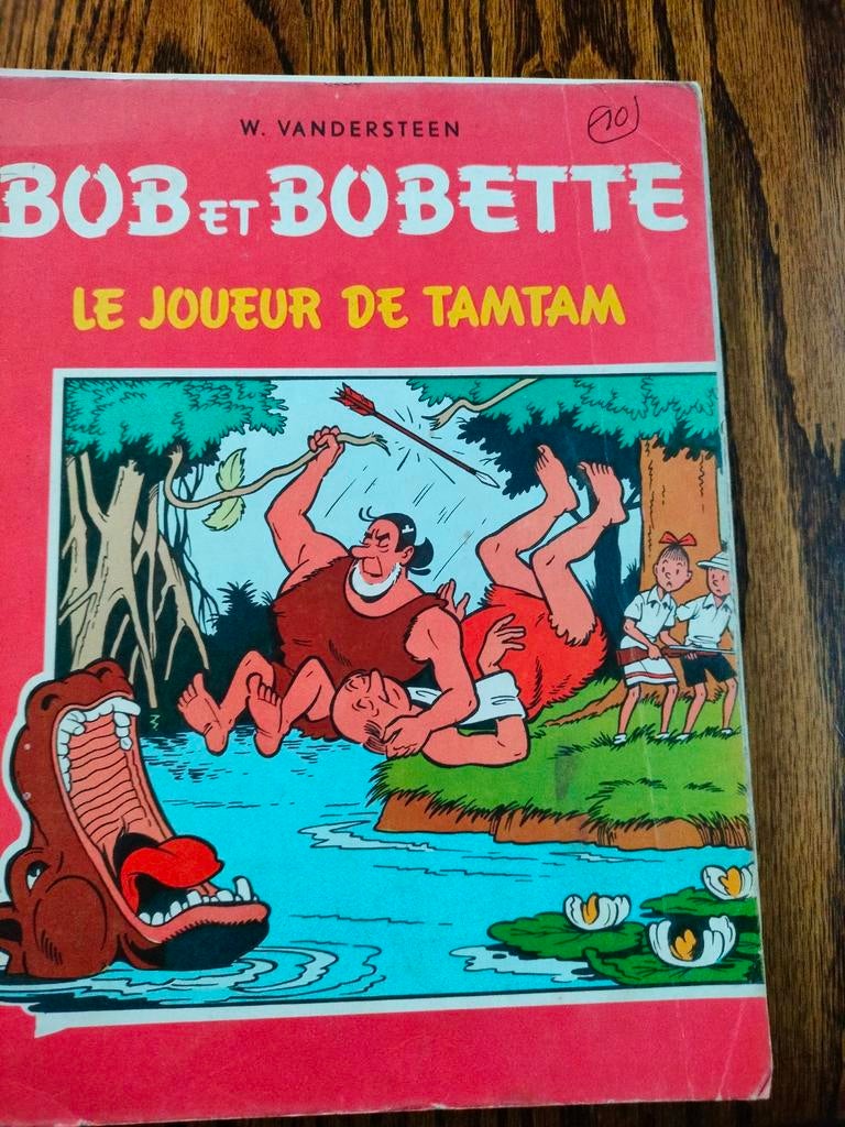 Bob et Bobette 10: le joueur de Tamtam, Gelezen, Willy Vandersteen, Eén stripboek, Ophalen of Verzenden