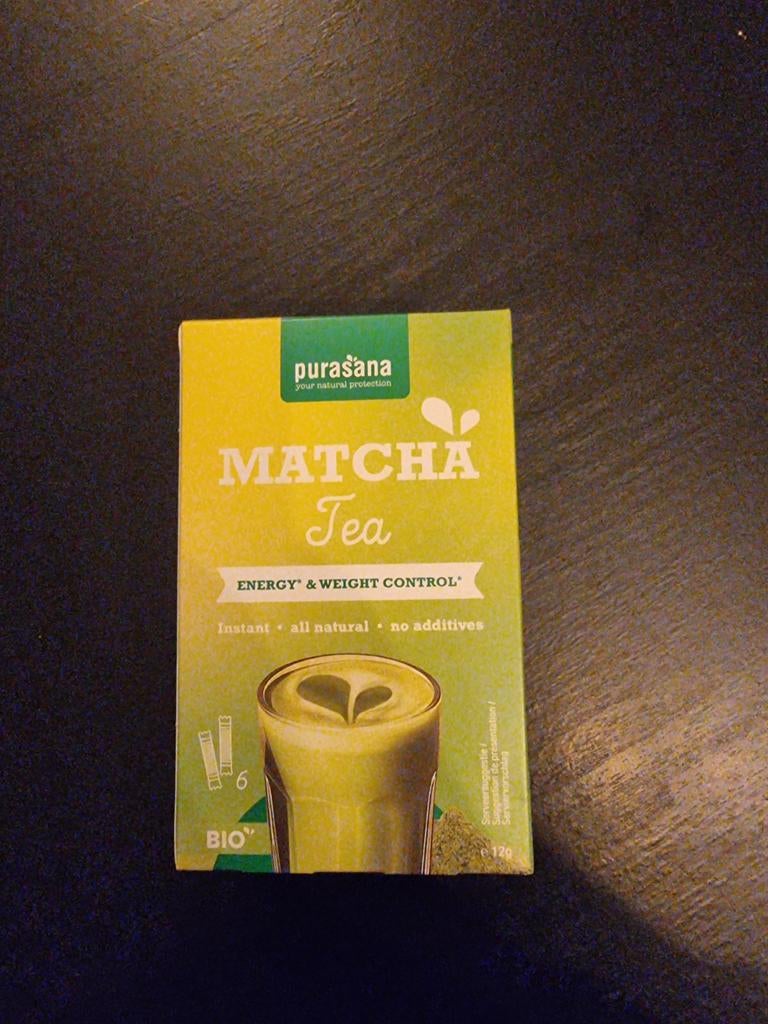 Purasana Matcha-thee, Sport en Fitness, Ophalen of Verzenden, Nieuw, Poeder of Drank