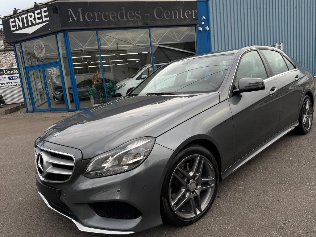 Mercedes-Benz E 200 CDI * PACK AMG * AUTOMATIQUE * EURO 6 *, Argent ou Gris, Achat, Entreprise, Entretenue par le concessionnaire