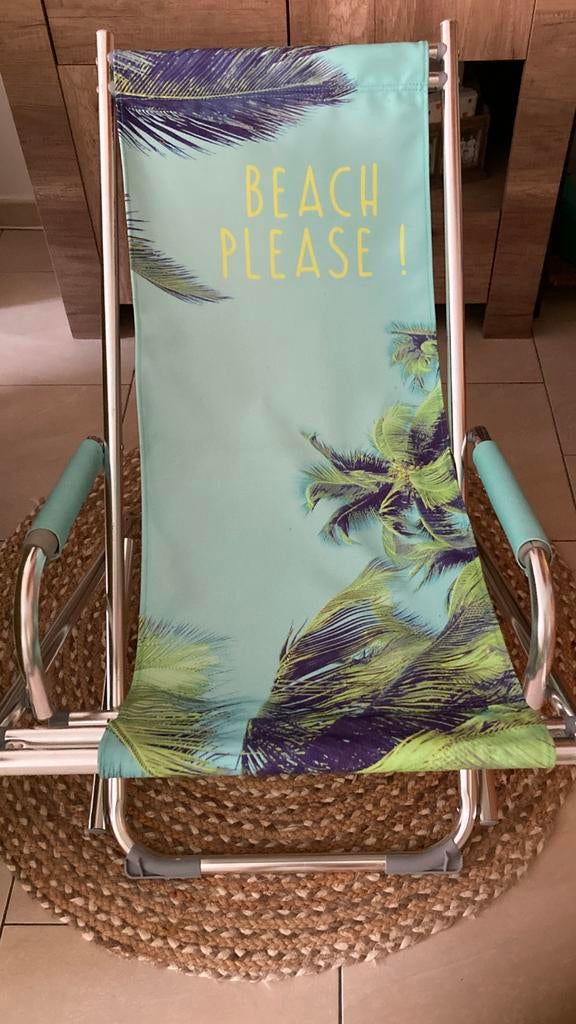 Chaise longue pliable, Enlèvement, Comme neuf