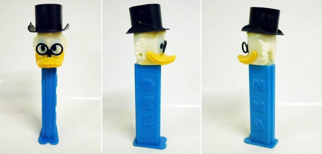 PEZ dispenser Dagobert Duck / Scrooge McDuck uit 1991, Ophalen of Verzenden, Gebruikt