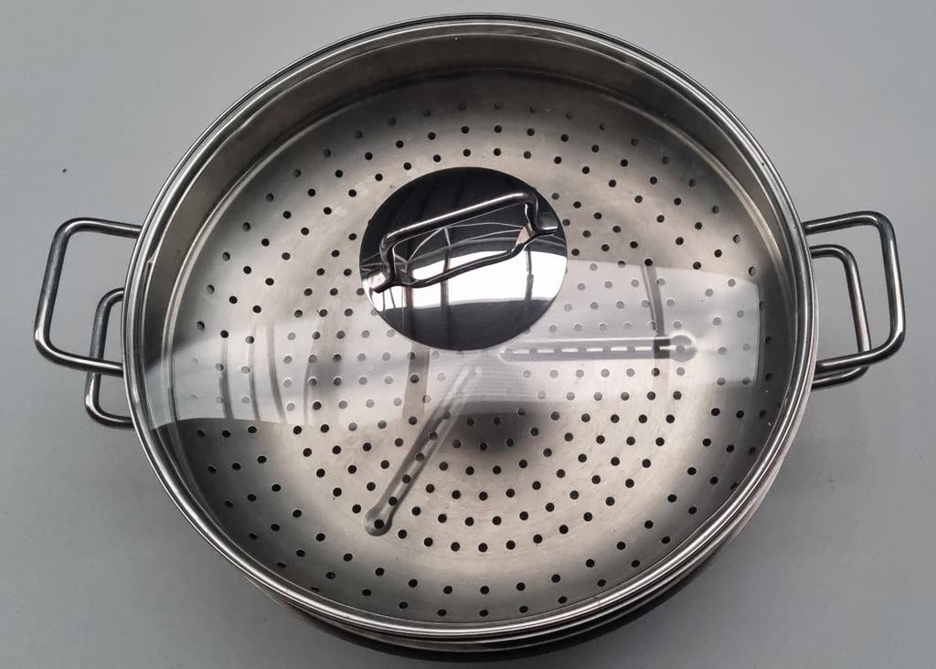 WMF wok met stoommand, Ophalen, Zo goed als nieuw, Wok