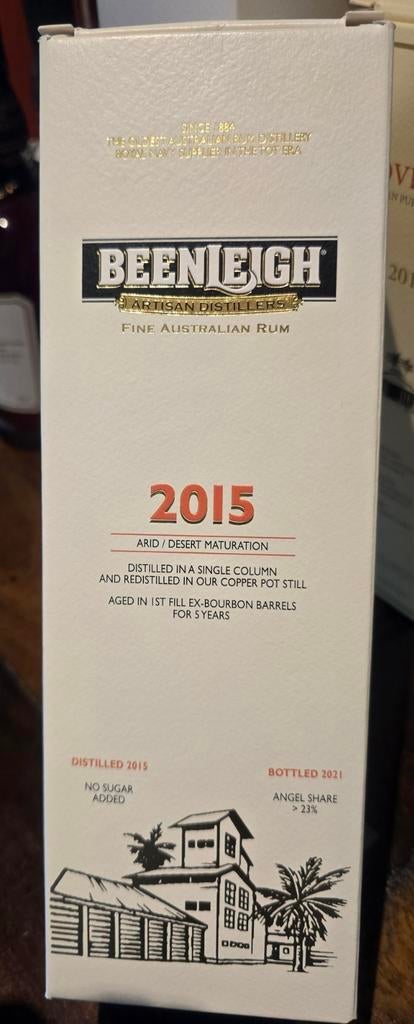 Rum Beenleigh 2015 rum ijzer, Verzamelen, Ophalen of Verzenden, Nieuw
