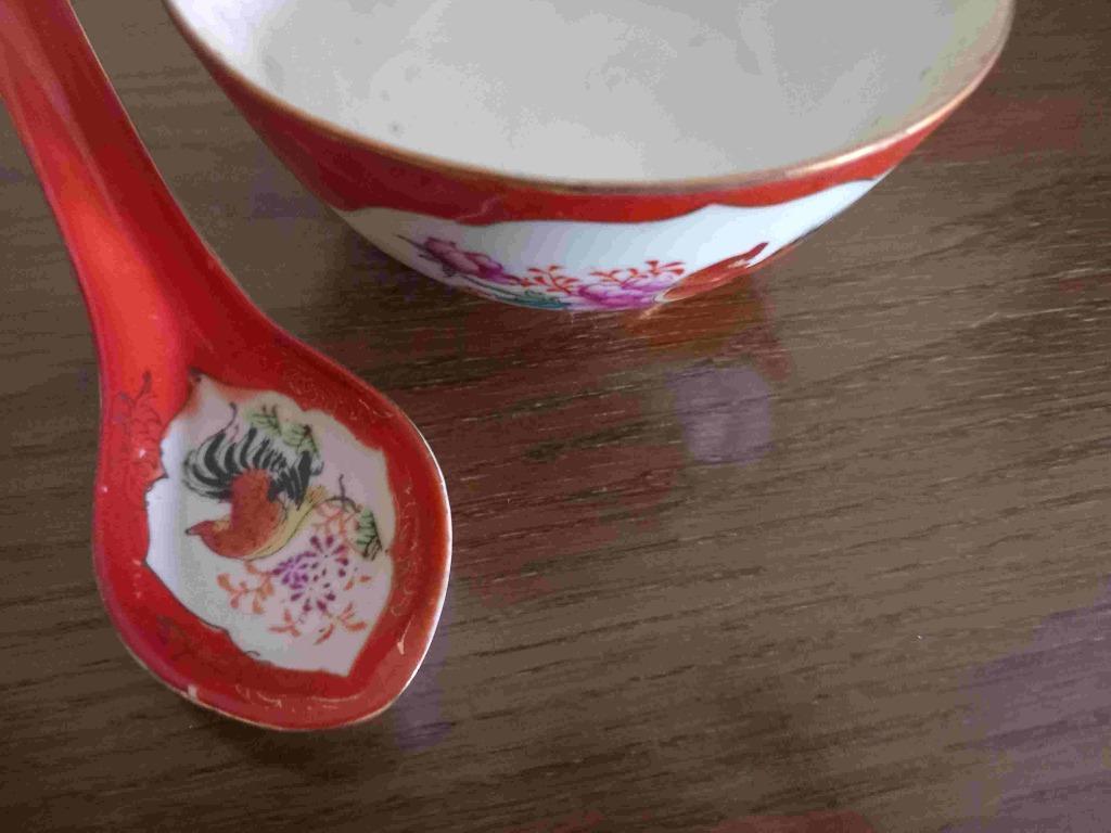 Bol et cuillère chinois, Antiquités & Art, Enlèvement