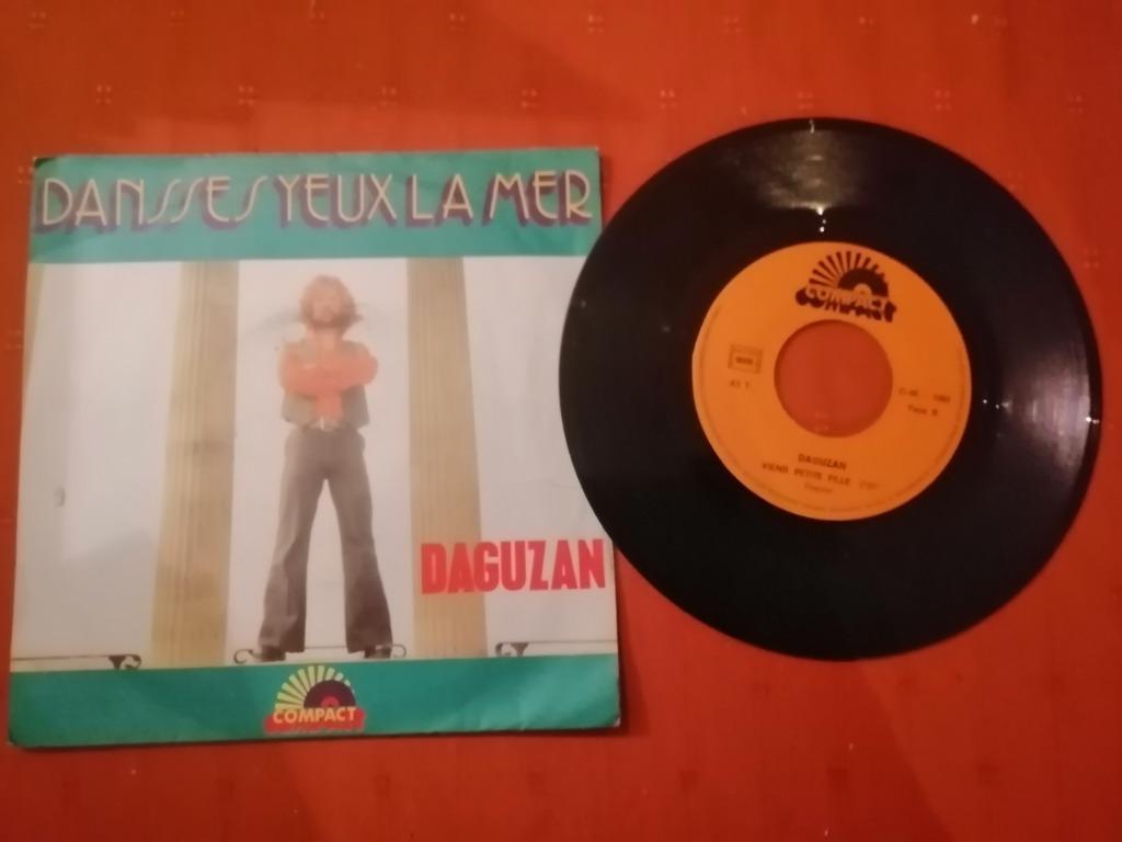 45t Daguzan ‎– Dans ses Yeux La Mer Label: Compact ‎– C-45 -, Ophalen of Verzenden, Gebruikt
