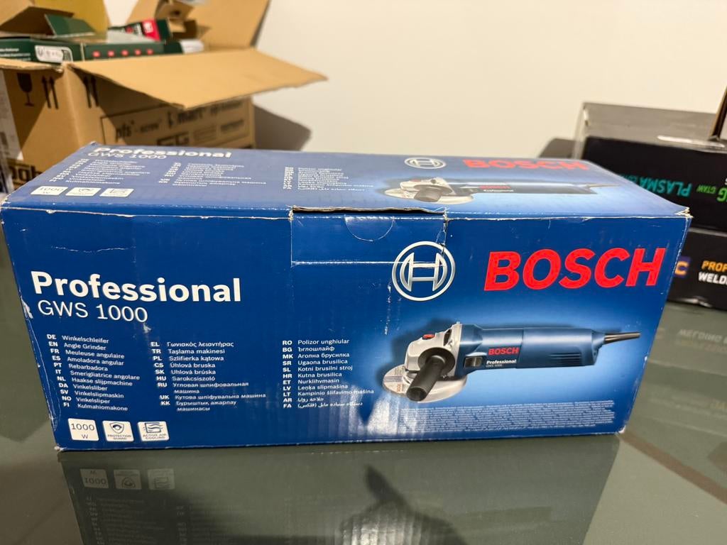 Meuleuse d'angle Bosch Professional GWS 1000 - Nouveau, Enlèvement ou Envoi, Neuf, 700 à 1000 watts, Meuleuse d'angle
