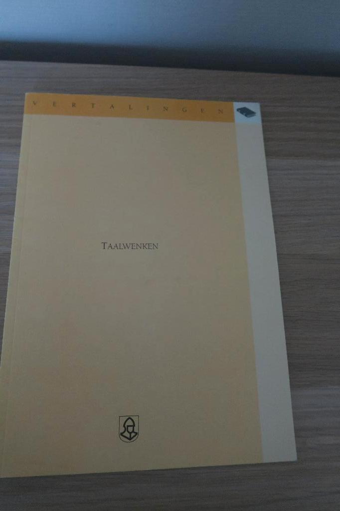 Boekje taalwenken - 1993, Enlèvement ou Envoi, Comme neuf, Ne s'applique pas