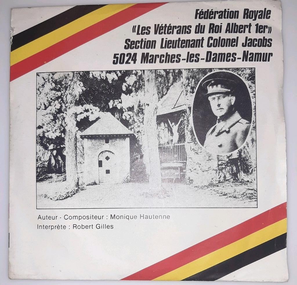 Vinyl 45trs- les vétérans du roi Albert 1er, Ophalen of Verzenden, Gebruikt