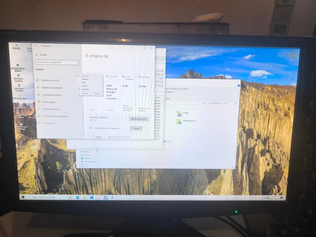 Acer gn245hq 120hz 24 pouce 2 ms, Enlèvement, DVI