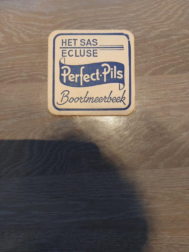 Oud bierviltje brouwerij Sas Ecluse Boortmeerbeek, Verzamelen, Ophalen of Verzenden