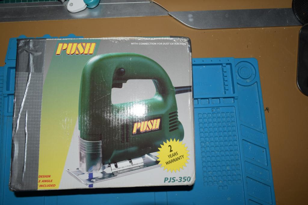 Scie sauteuse de marque Push, Neuf, Moins de 600 watts, Enlèvement ou Envoi, 30 à 70 mm
