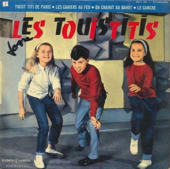 Les Touistitis – Twist titi de Paris / Les cahiers au feu, Ophalen of Verzenden, Gebruikt