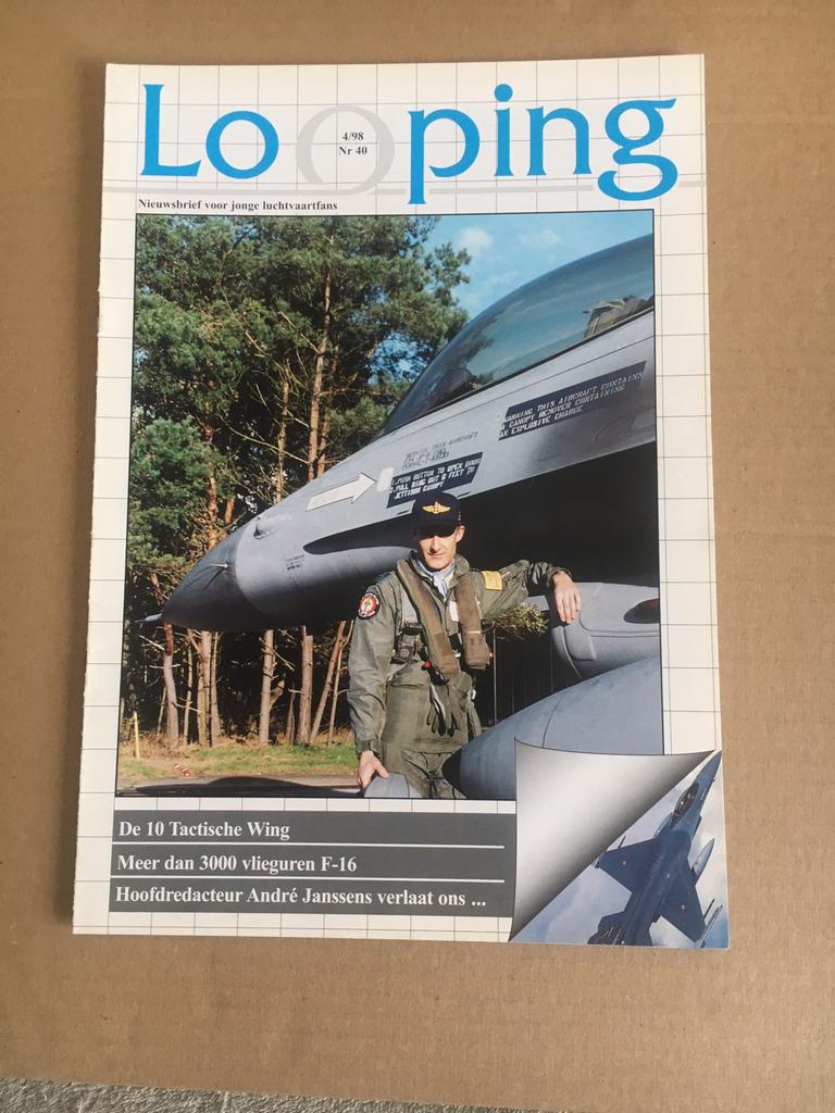 Looping - Nieuwsbrief voor jonge luchtvaartfans -  4/98., Verzamelen, Luchtvaart en Vliegtuigspotten, Ophalen of Verzenden, Nieuw