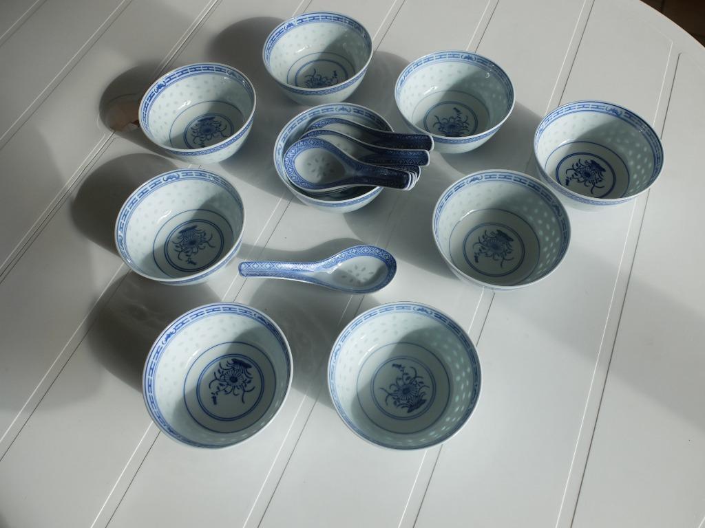 Belle collection de bols à dessert de luxe, Maison & Meubles, Cuisine | Vaisselle, Comme neuf, Récipient(s), Autres styles, Porcelaine