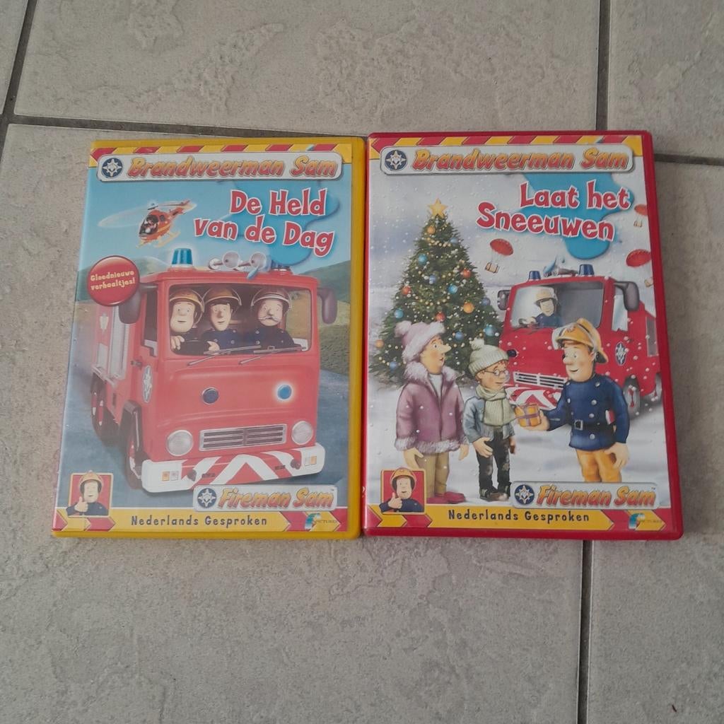 2 dvd's brandweerman Sam, Enlèvement, Utilisé