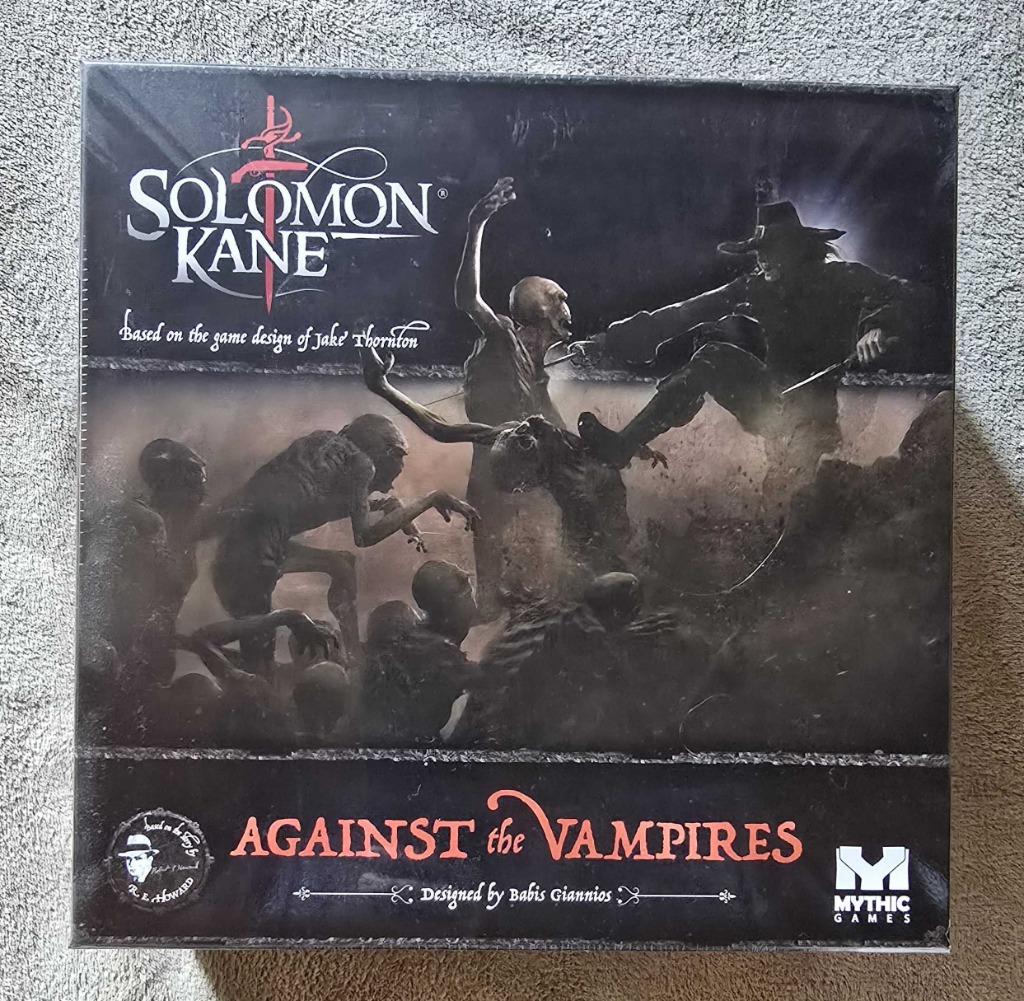 Solomon Kane Against the Vampires Board Game Kickstarter New, Een of twee spelers, Ophalen of Verzenden, Nieuw, Mythic games