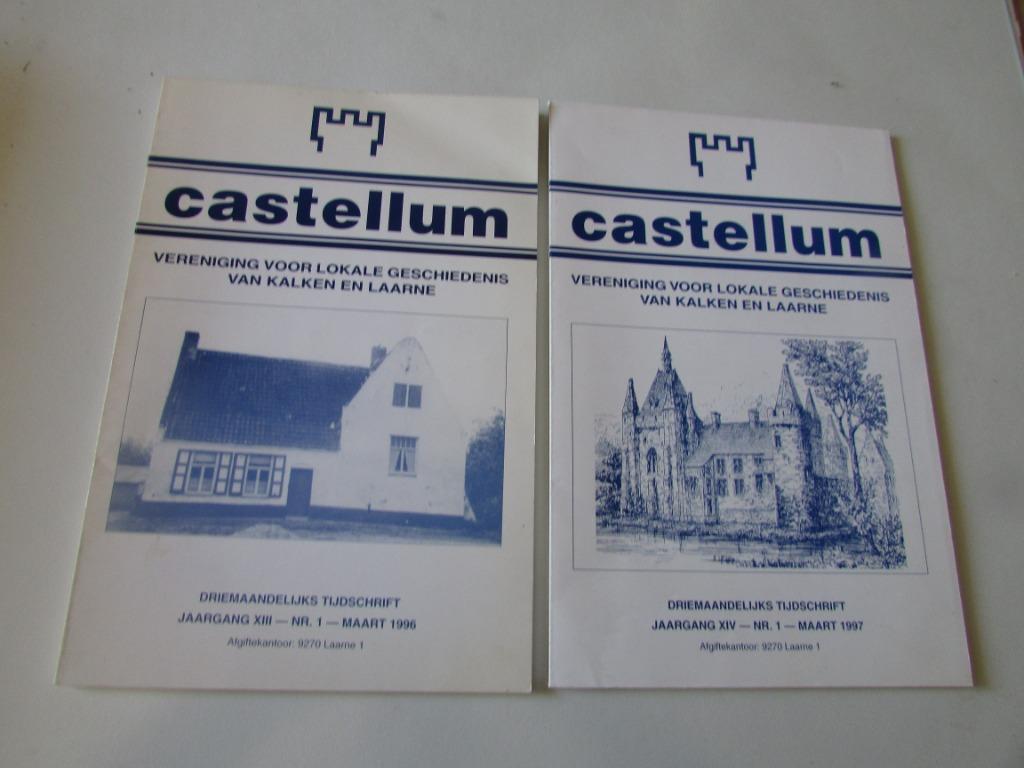 Kalken Laarne, Castellum, 2 tijdschriften, Boeken, Ophalen of Verzenden, Zo goed als nieuw, Overige typen